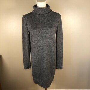 Lou & Grey Turtleneck Sweatshirt Gray Dress Size S